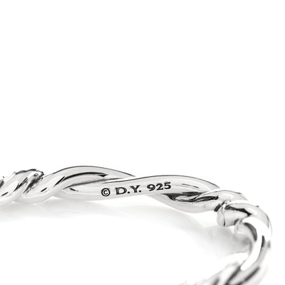 David Yurman Sterling Silver Continuance Center Twist Bracelet 3 of 3