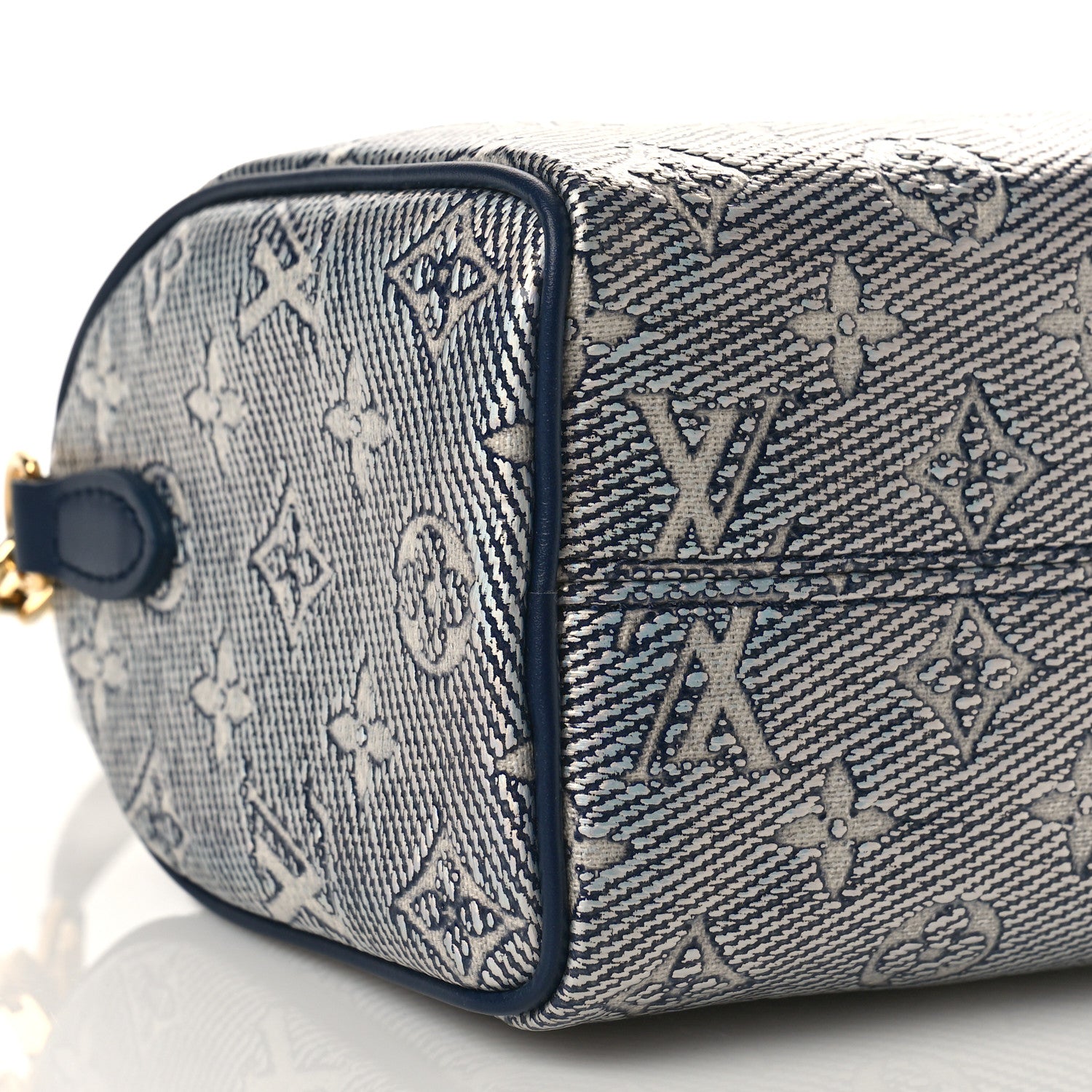 Louis Vuitton Monoglam Speedy Bandouliere 20 Blue 7 of 8