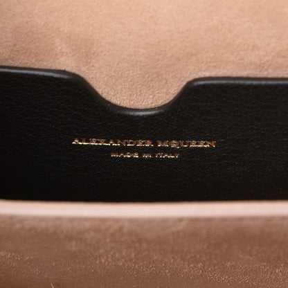 Alexander McQueen Silky Amish Grained Goatskin Box Shoulder Bag 16 Black 7 of 13