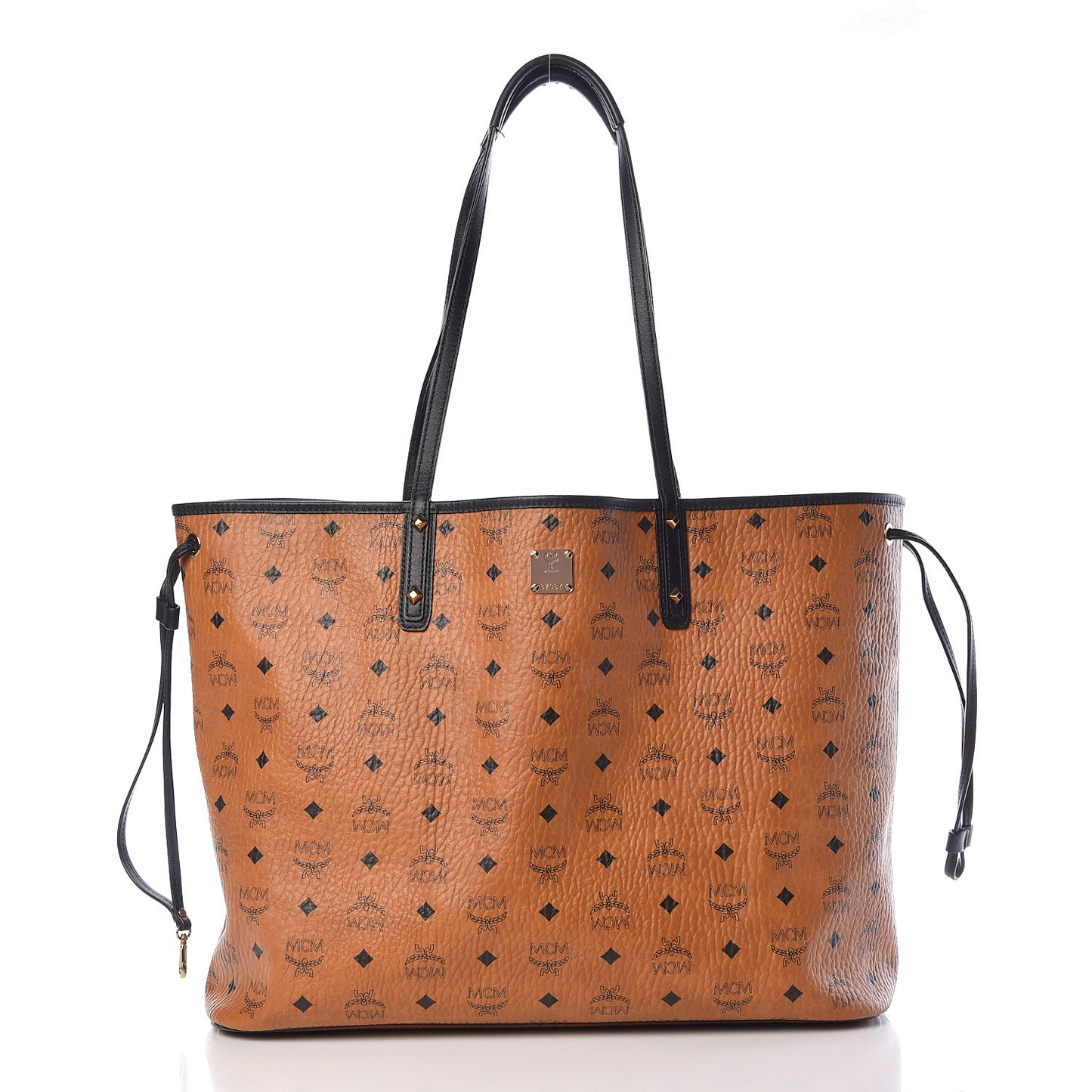 Visetos Large Project Reversible Shopper Tote Cognac