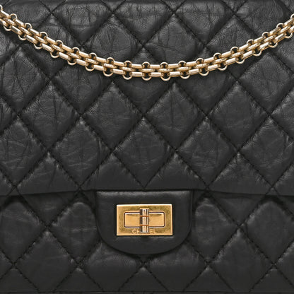 Chanel Aged Calfskin Quilted 2.55 Reissue 226 Flap Black 8 of 10