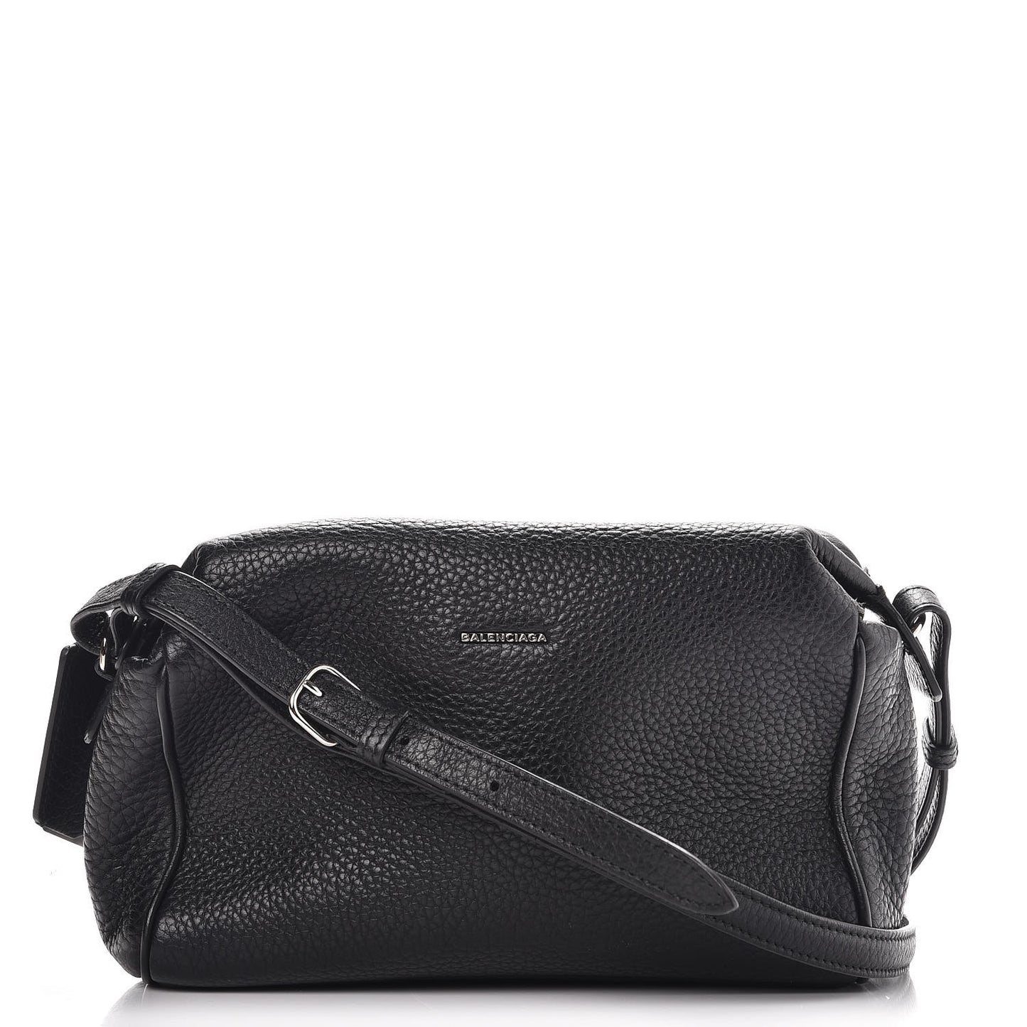 Veau Gros Grain Infanta Crossbody Bag Black