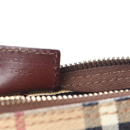 Burberry Haymarket Check Shoulder Bag Chocolate 7 of 13