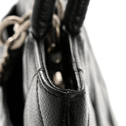 Chanel Caviar Quilted Medallion Tote Black 15 of 15