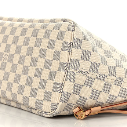 Louis Vuitton Damier Azur Neo Neverfull MM Rose Ballerine 9 of 9