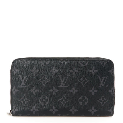 Louis Vuitton Monogram Eclipse Zippy Organizer Wallet 1 of 12