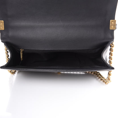 Chanel Calfskin Quilted New Medium Boy Flap Black 5 of 10