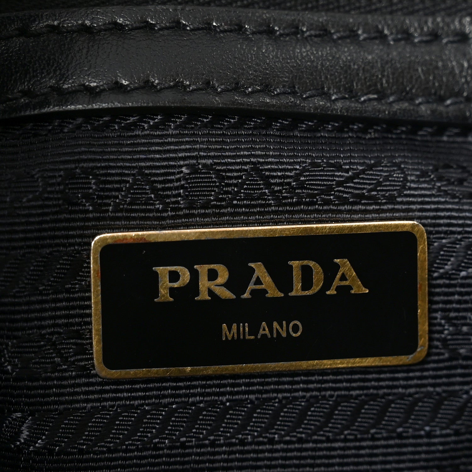 Prada Saffiano Soft Calfskin Small Zippered Tote Black 6 of 9