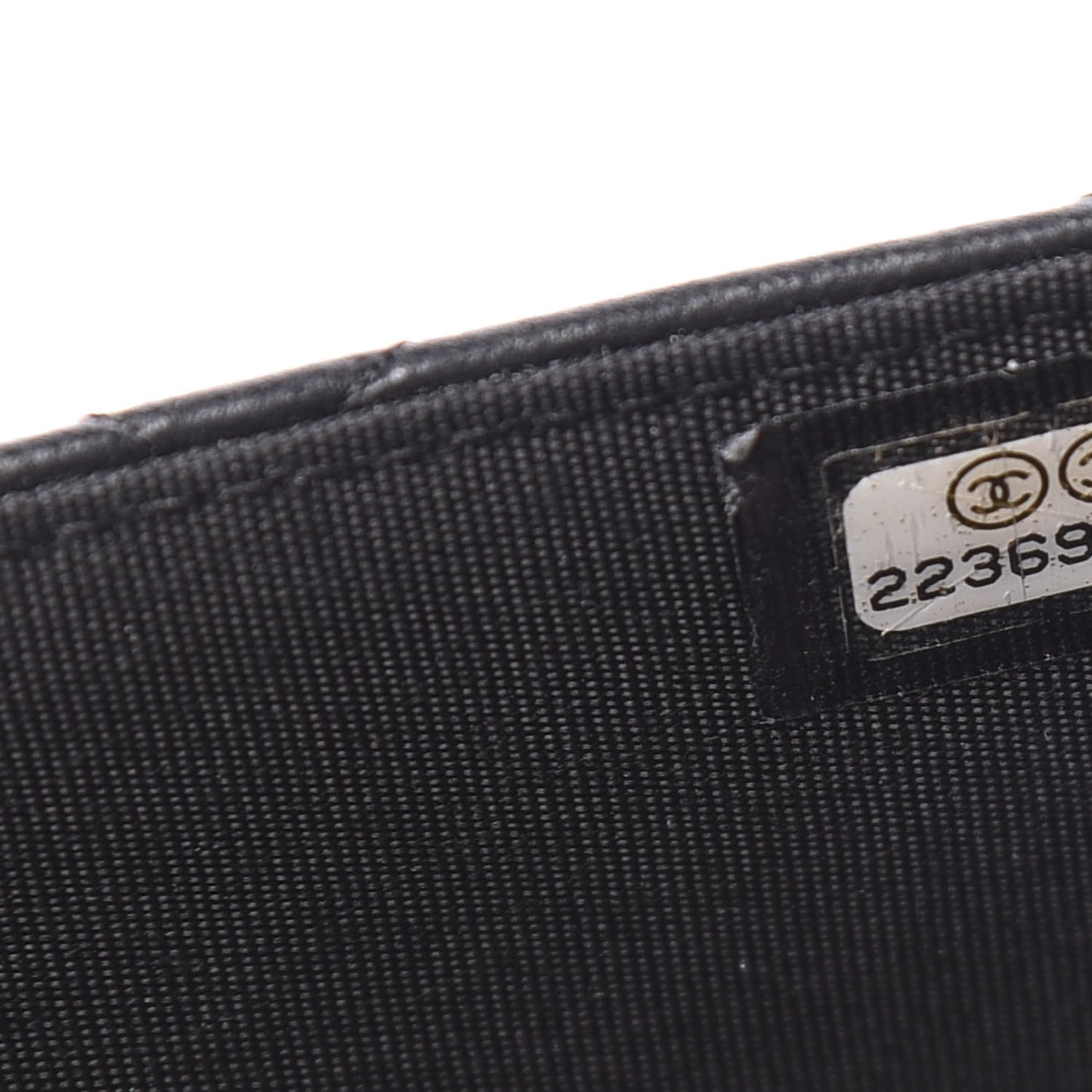 Lambskin Quilted Boy Wallet On Chain WOC Black