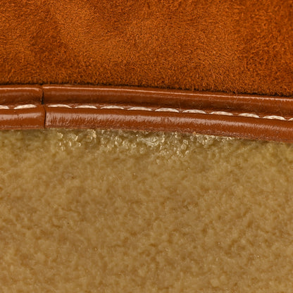 Hermes Suede Shearling Womens Discovery Ankle Boots 40 Camel Ecru 11 of 14