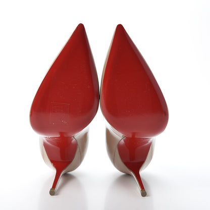 Christian Louboutin Patent So Kate 100 Pumps 35 Nude 5 of 10