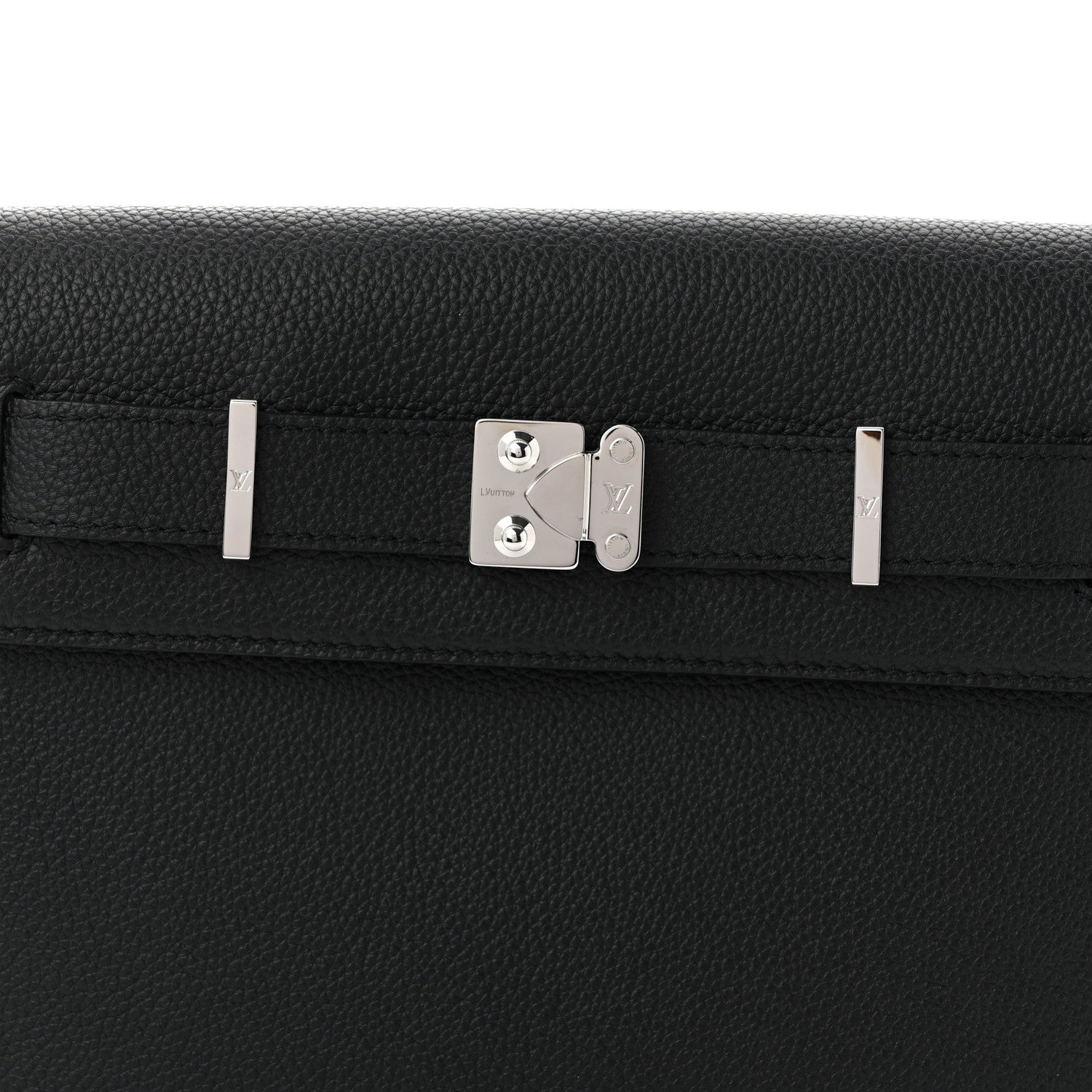Louis Vuitton Cuir Millesime Georges Pouch Black 7 of 9