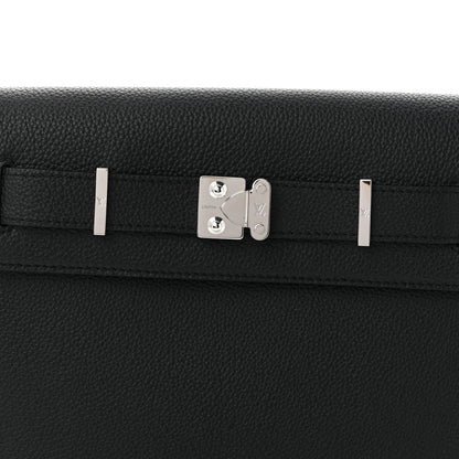 Louis Vuitton Cuir Millesime Georges Pouch Black 7 of 9