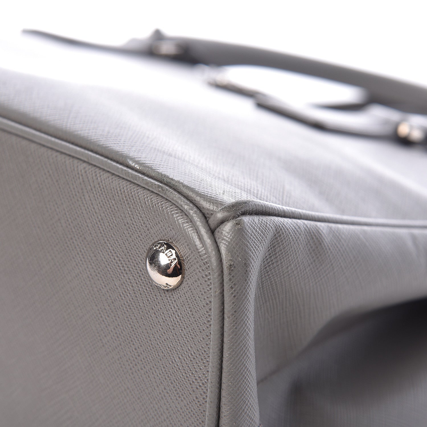 Prada Saffiano Small Galleria Double Zip Tote Marmo 16 of 18