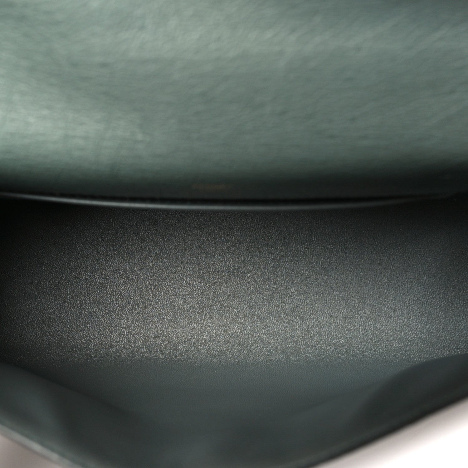 Hermes Ostrich Kelly Pochette Vert Amande 6 of 11