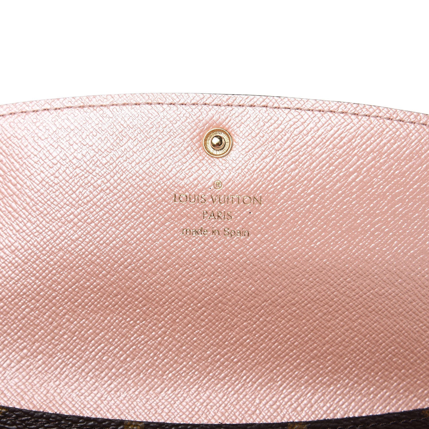 Louis Vuitton Monogram Emilie Wallet Rose Nacre 6 of 7