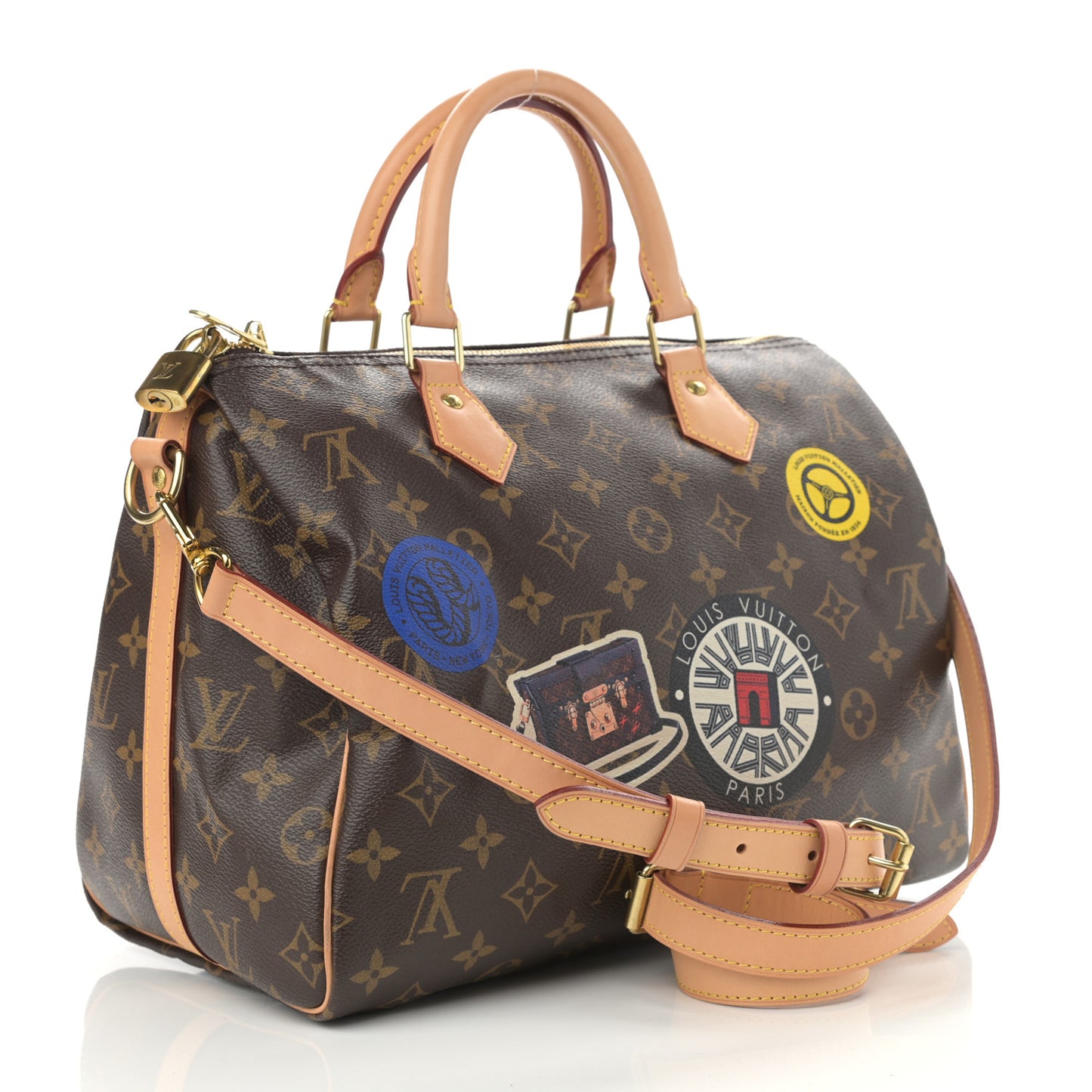 Monogram World Tour Speedy Bandouliere 30