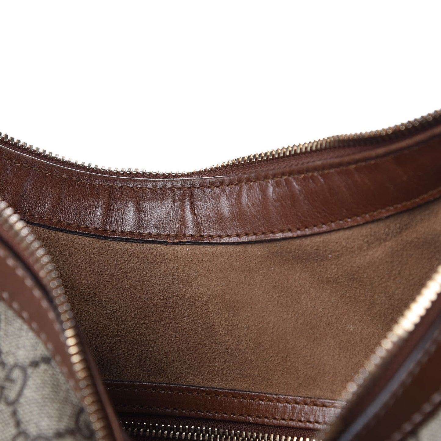 GG Supreme Monogram Linea A Hobo Brown