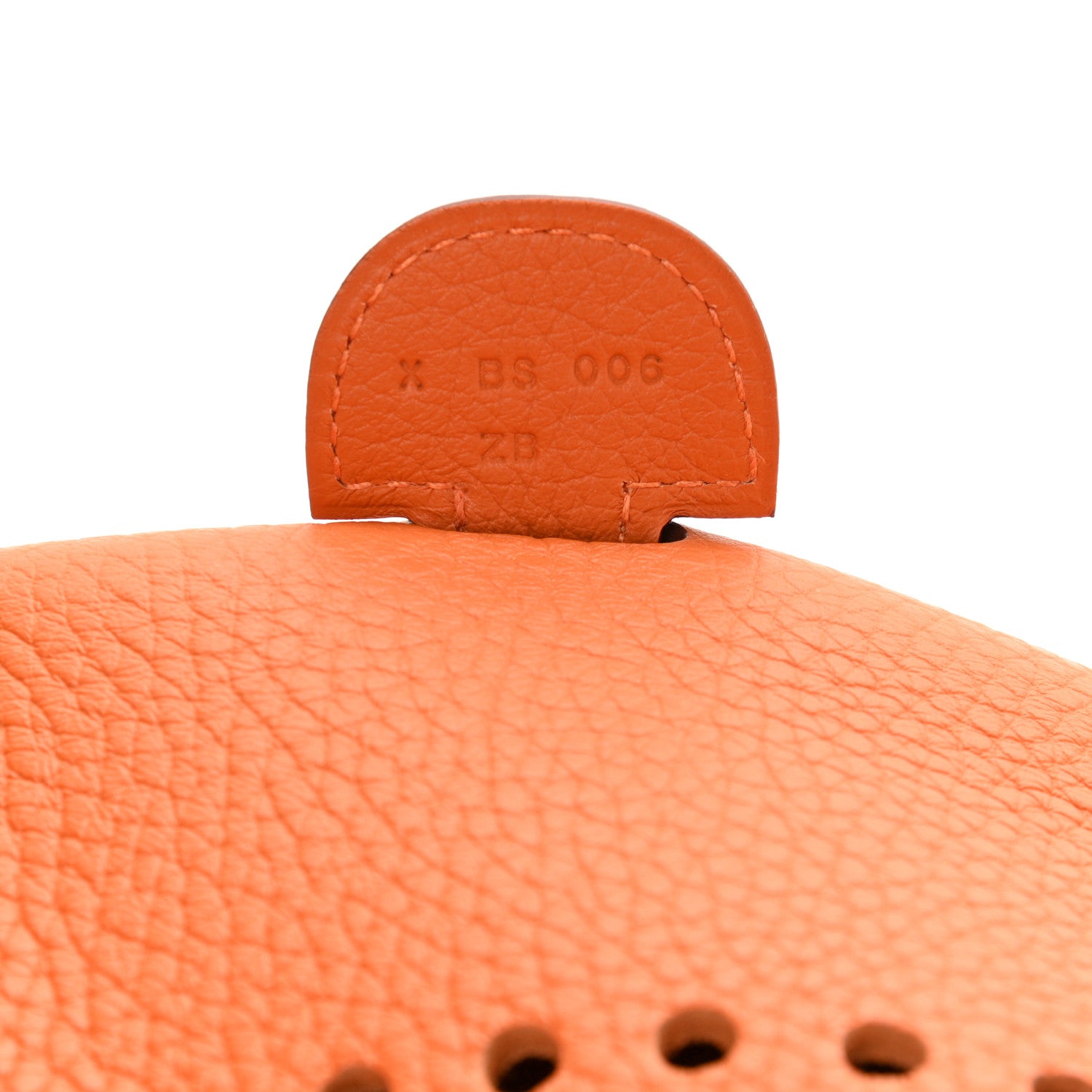 Hermes Taurillon Clemence Evelyne III GM Orange 8 of 11