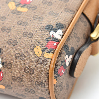 Gucci X DISNEY Mini Vintage GG Supreme Monogram Mickey Mouse Shoulder Bag Beige Vintage Sun Oil 11 of 14