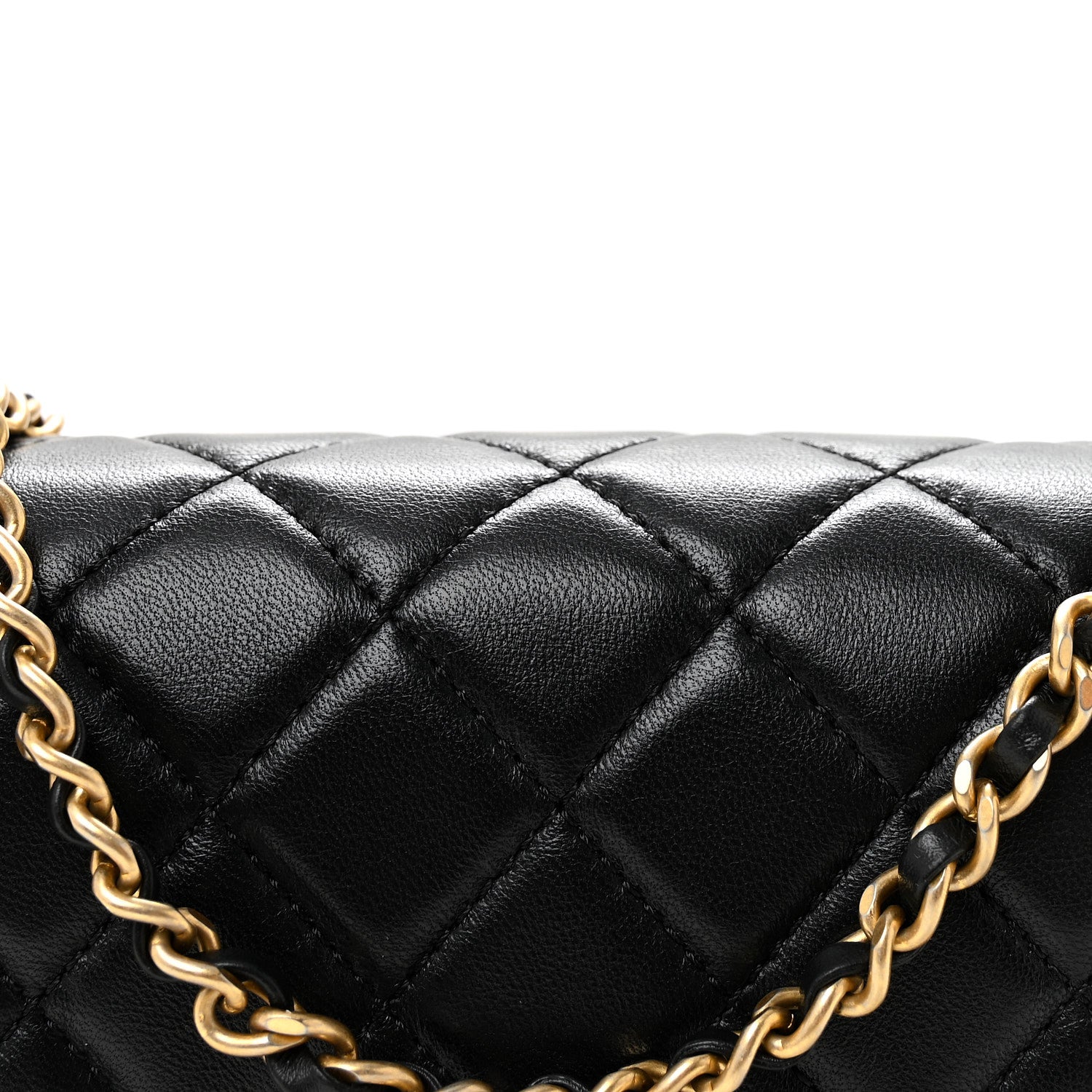 Chanel Lambskin Quilted Mini Rectangular Pearl Crush Flap Black 8 of 11