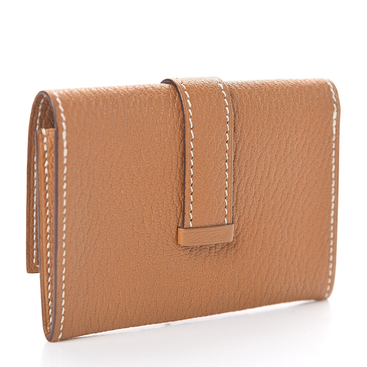 Chevre Mysore Bearn Card Case Wallet Sable