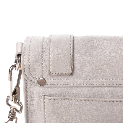 Proenza Schouler Lambskin PS1 Mini Pouch Messenger Bag Grey 10 of 11