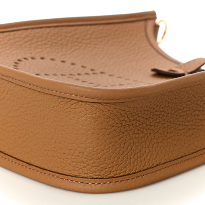 Hermes Taurillon Clemence Evelyne TPM Biscuit 9 of 10