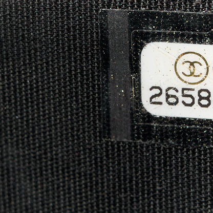 Chanel Caviar Chevron Small Boy Clutch With Chain Black 10 of 14
