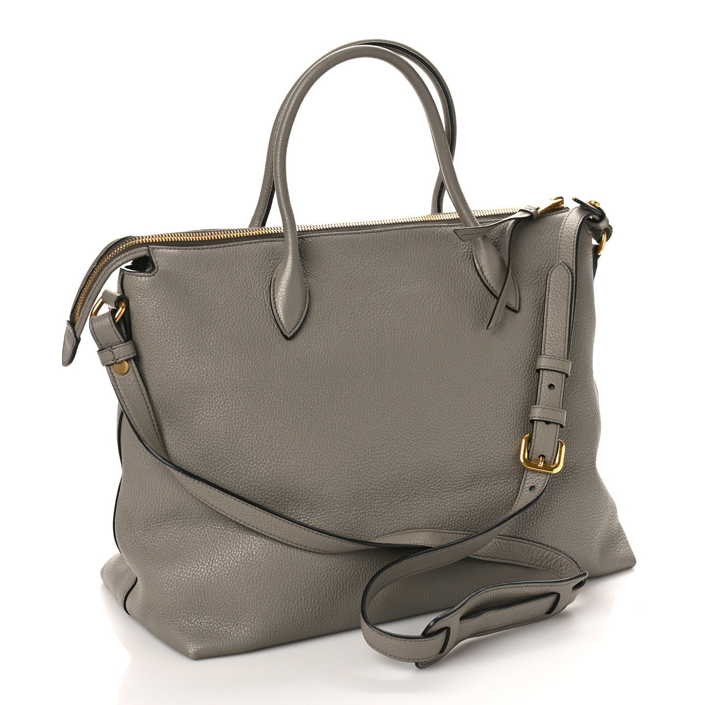 Vitello Phenix Shoulder Bag Argilla