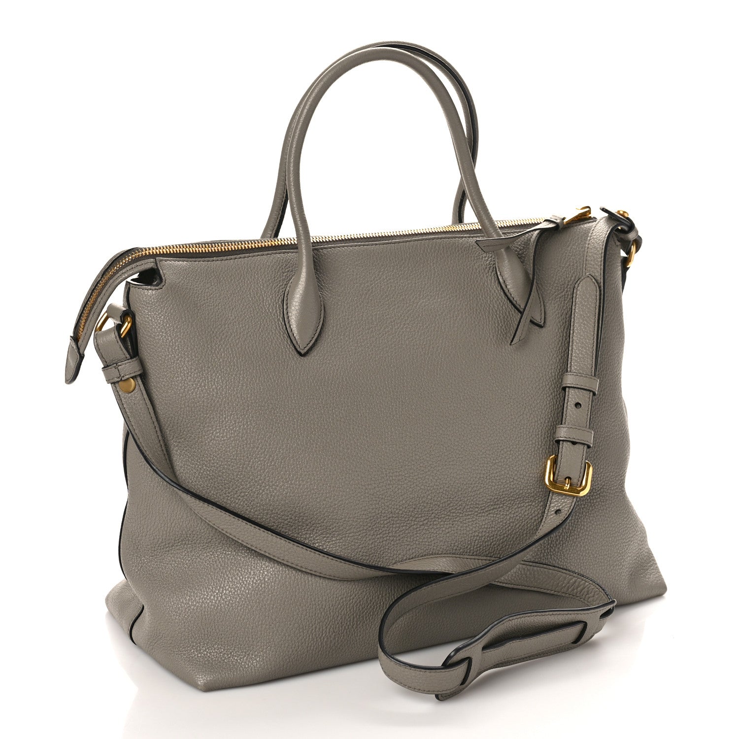 Prada Vitello Phenix Shoulder Bag Argilla 3 of 9