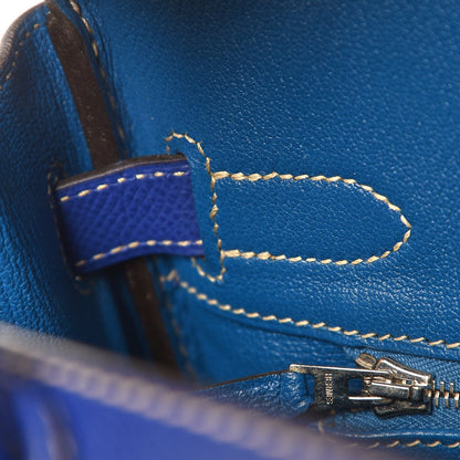 Hermes Epsom Candy Birkin 30 Bleu Electrique Mykonos 17 of 32