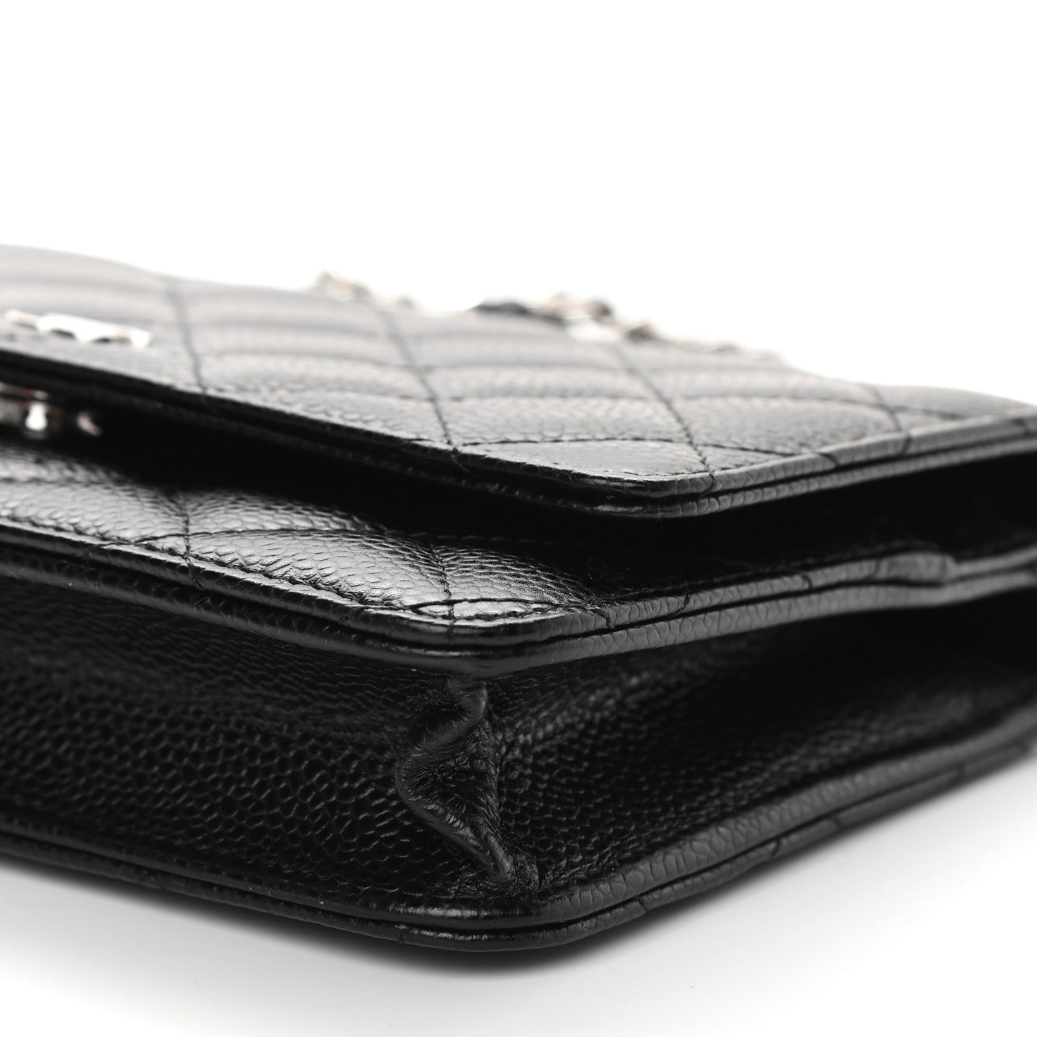 Chanel Caviar Quilted Wallet On Chain WOC Black 10 of 10