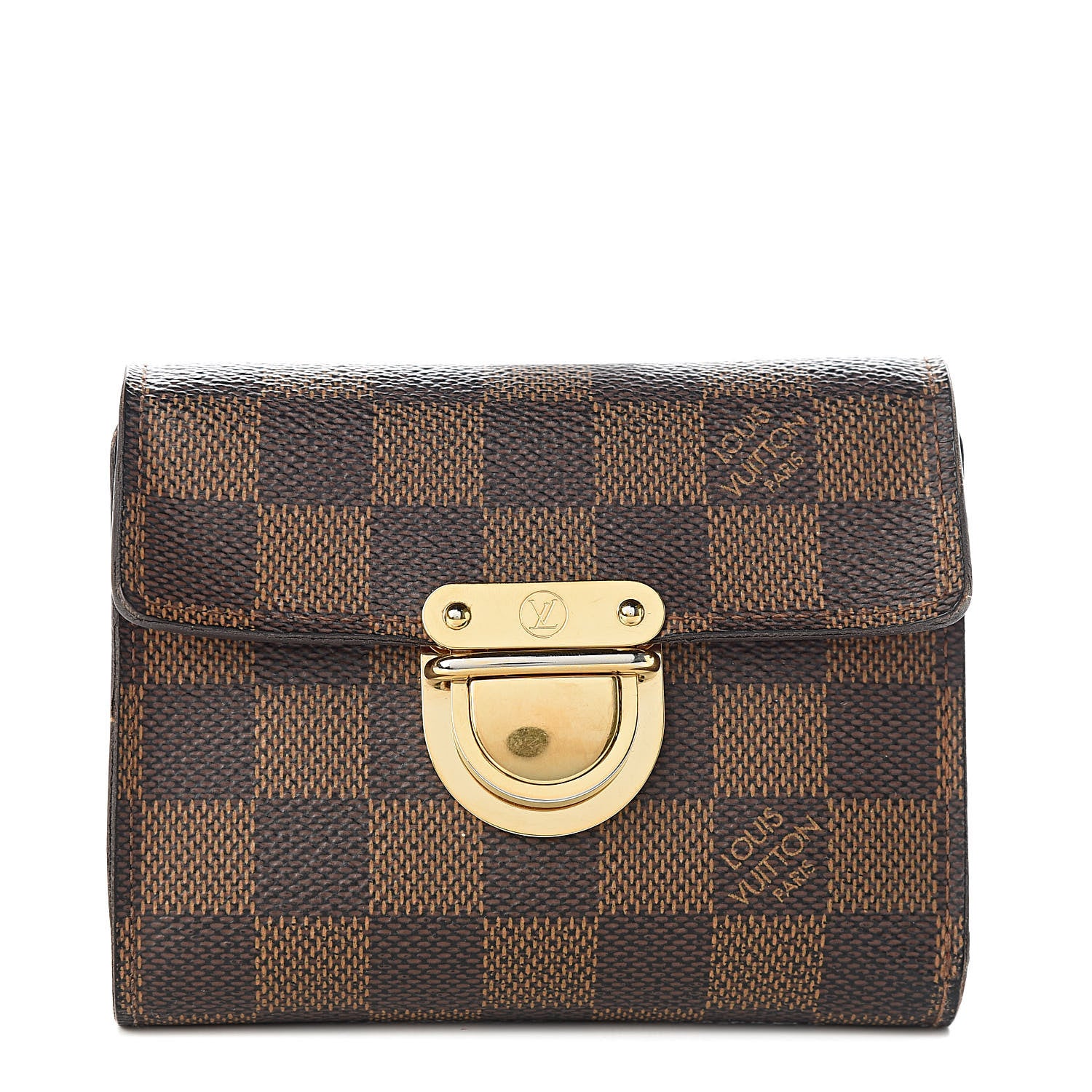 Louis Vuitton Damier Ebene Koala Compact Wallet 1 of 16