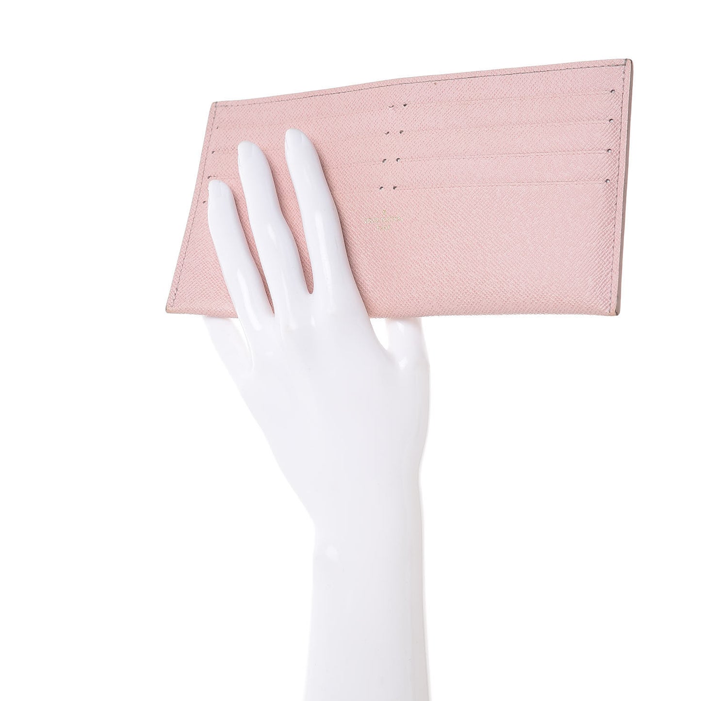 Calfskin Felicie Card Holder Insert Rose Ballerine