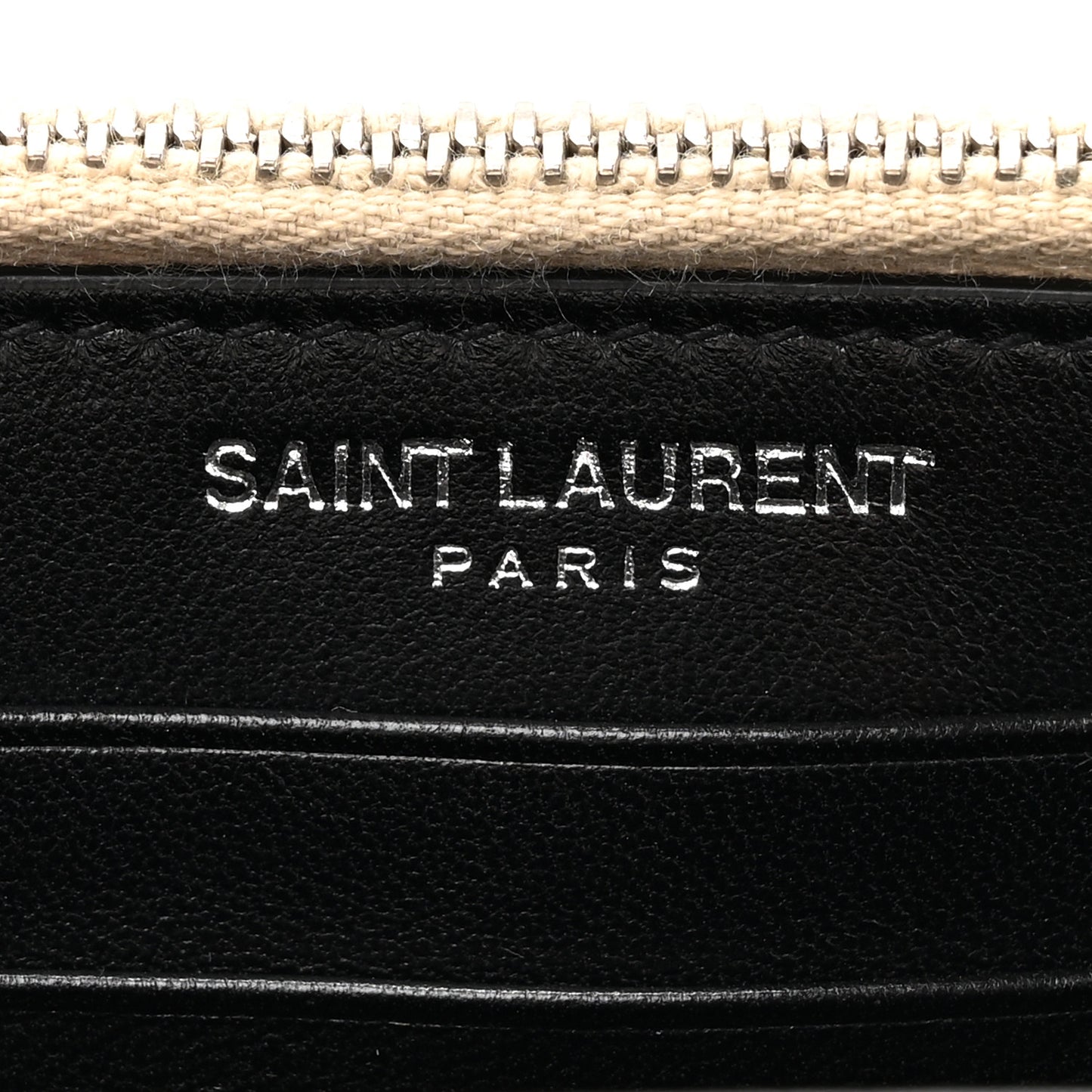 Metallic Crackled Calfskin Monogram Sunset Chain Wallet Gold