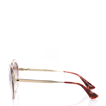 Prada Round Sunglasses SPR 50T Brown Havana 3 of 9