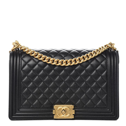 Chanel Caviar Quilted New Medium Boy Flap Black 1 of 9
