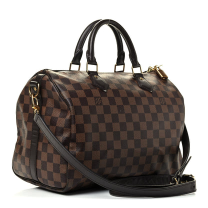 Louis Vuitton Damier Ebene Speedy Bandouliere 30 2 of 6