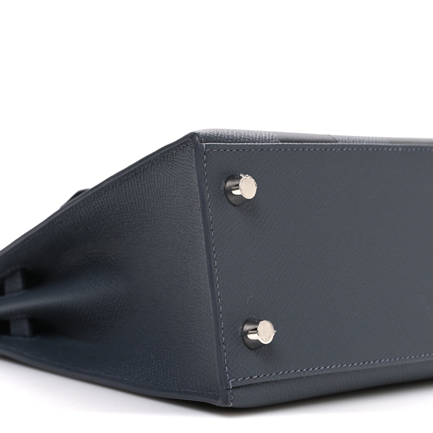 Hermes Epsom Tadelakt Chevre Mysore Casaque Etoilee Kelly Sellier 25 Ardoise Black Vert Peppermint 9 of 10