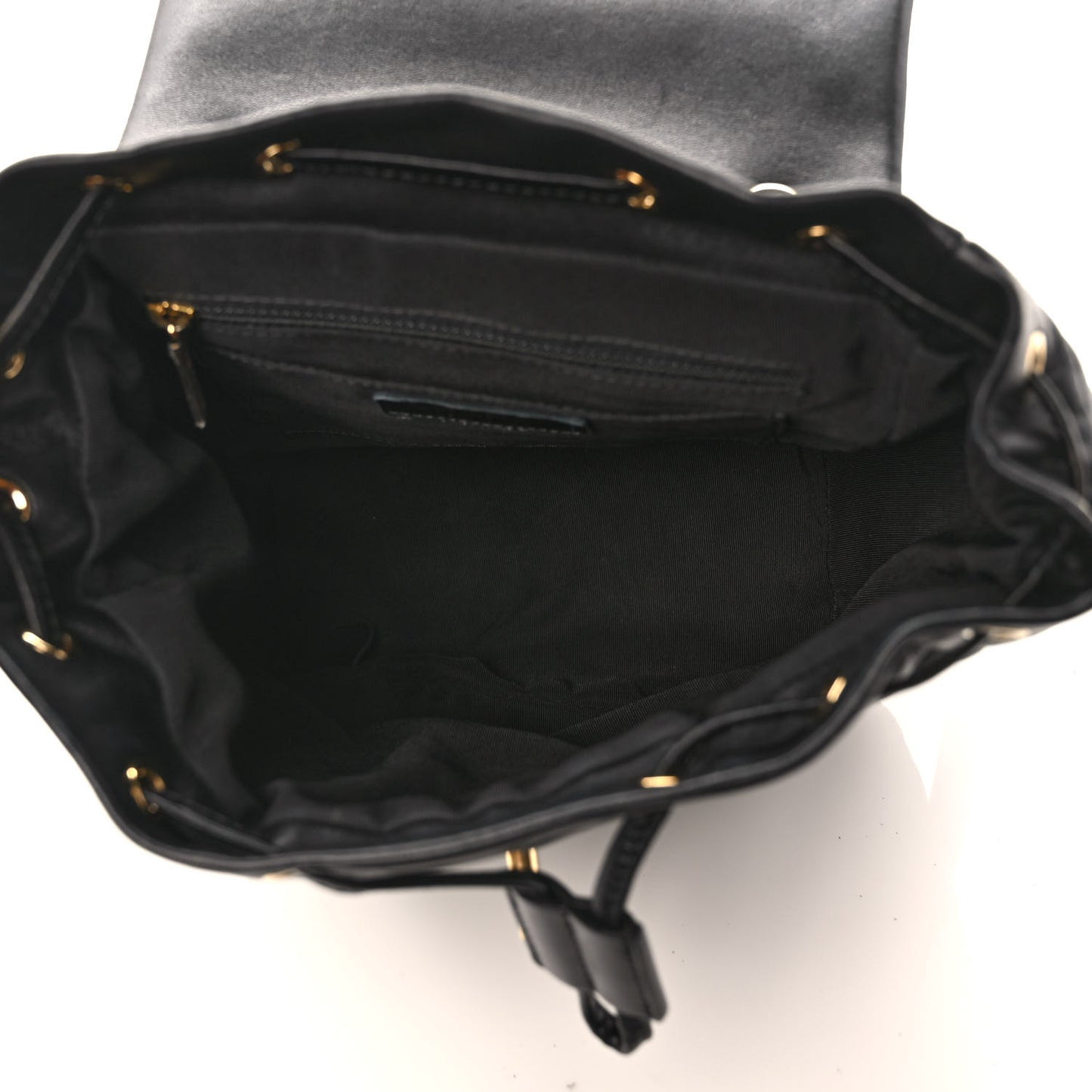 Lambskin Quilted Small Urban Spirit Backpack Black