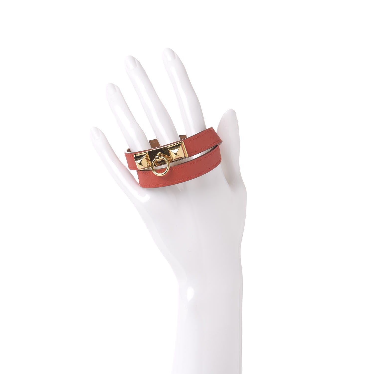 Hermes Swift Rivale Double Tour Bracelet S Capucine 2 of 6