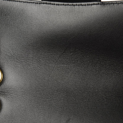 Chanel Calfskin Crocodile Embossed Graffiti 2.55 Mini Cocodile Reissue Flap Black Gold 10 of 10