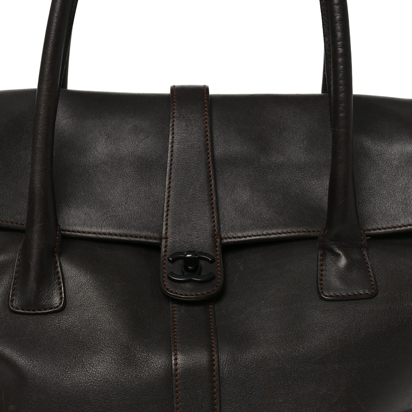 Calfskin Carrying Case Dark Brown