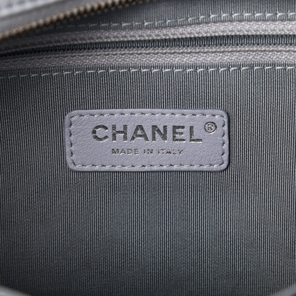 Chanel Aged Calfskin Quilted Medium Gabrielle Hobo Light Blue 6 of 10