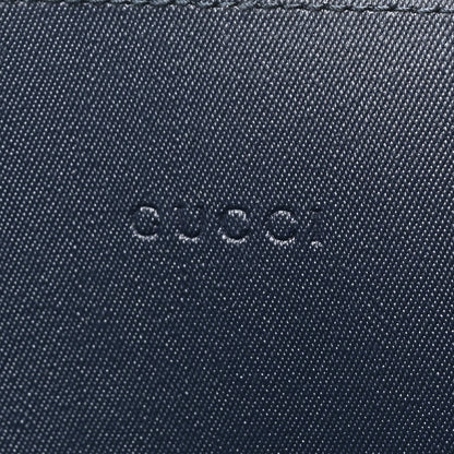 Gucci GG Supreme Monogram Blooms Medium Reversible Tote Beige Blue Navy 10 of 19