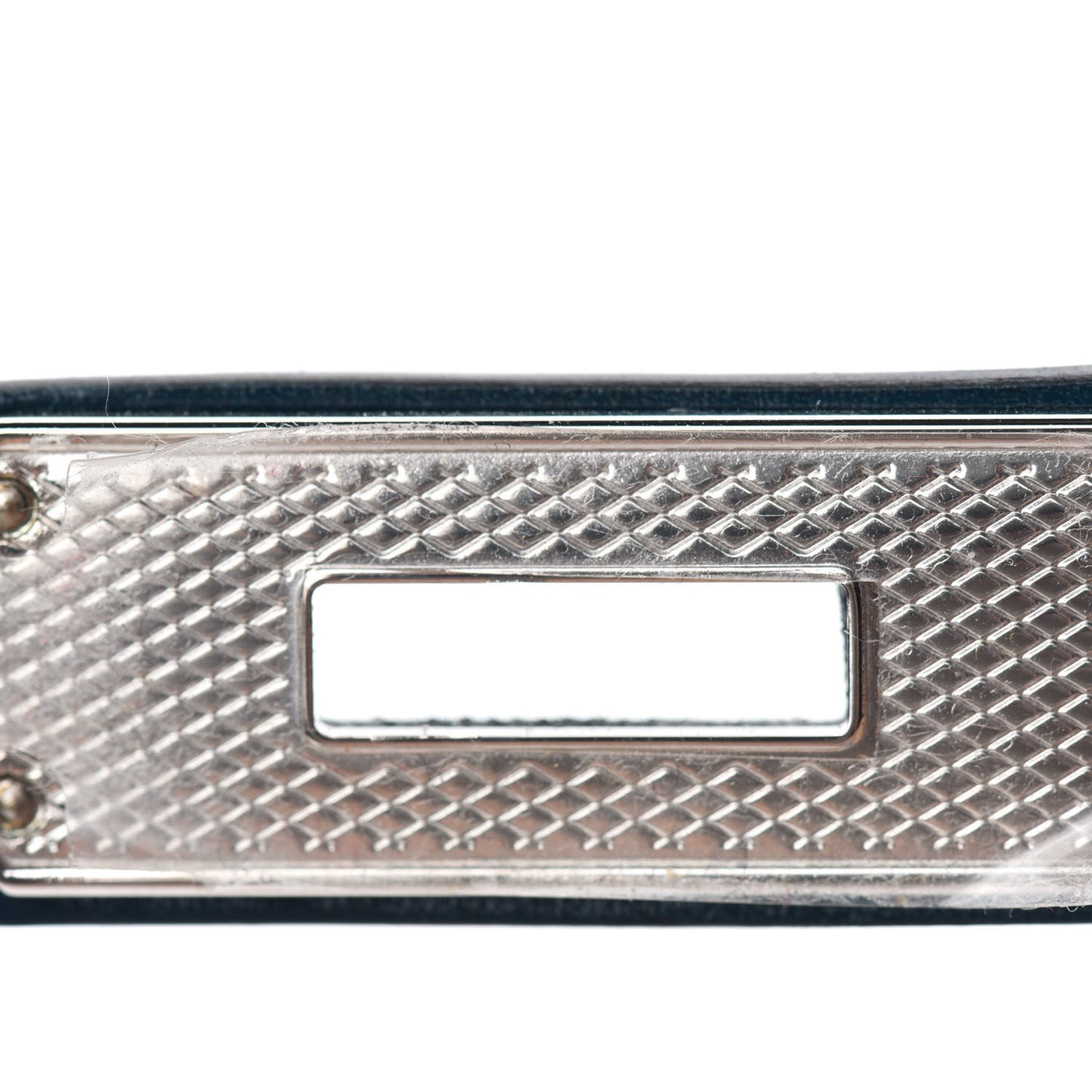 Box Guilloche Birkin 35 Bleu De Prusse
