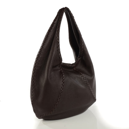 Bottega Veneta Cervo Deerskin Large Hobo Ebano 3 of 8
