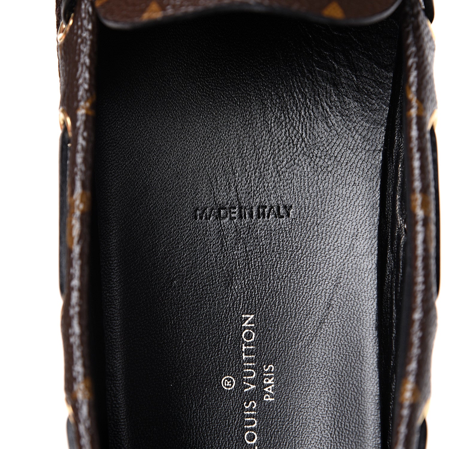 Louis Vuitton Patent Monogram Gloria Loafers 38 7 of 11