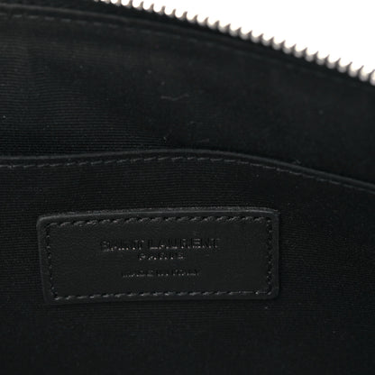 Saint Laurent Grain De Poudre Zipped Tablet Holder Black 6 of 9